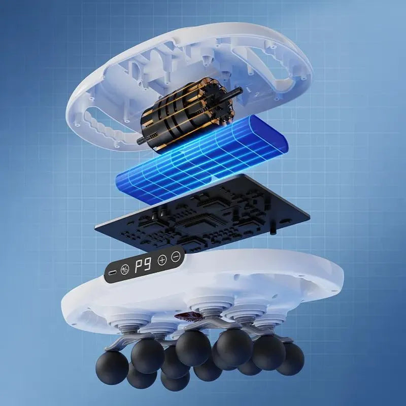 12 Head Massage Gun